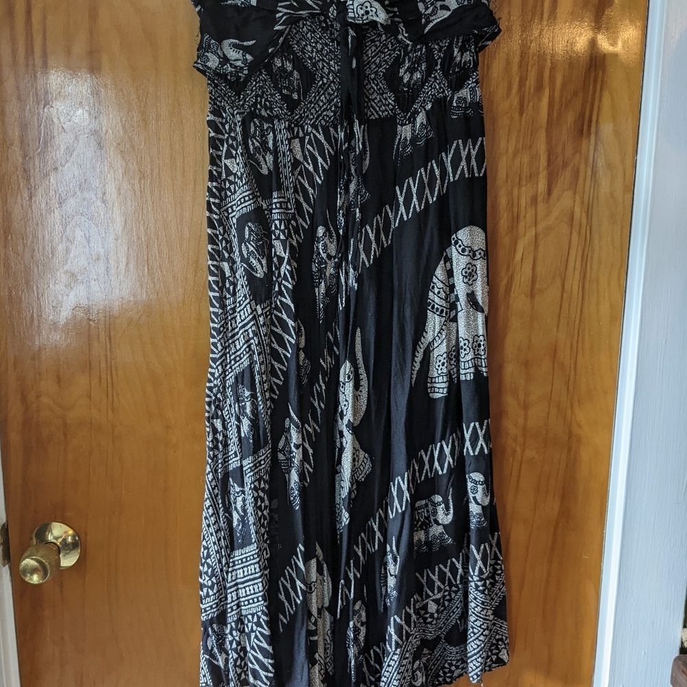 Summer strapless dress